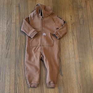 Carhartt Tan Baby Hoodie One Piece